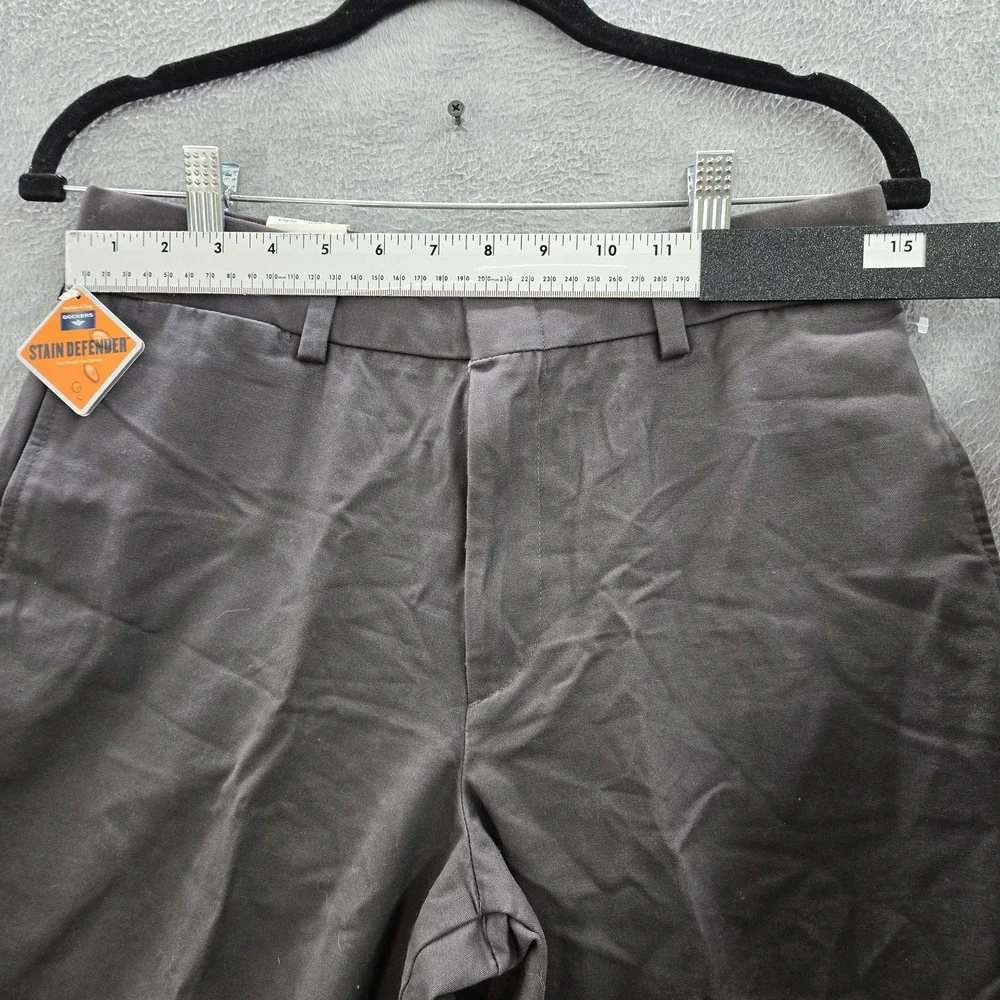 VINTAGE Dockers Men Pants 29X30 Gray Chino Relaxed Y2K 30